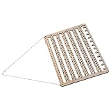Rangement à bijoux robuste : équipé de crochets de précision, ce présentoir à bijoux maintient en toute sécurité boucles d’oreilles, bracelets et colliers, évitant ainsi la perte ou l’emmêlement de vos bijoux préférés