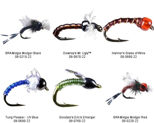 Midge Puppa Flies Assortment -12 Flies