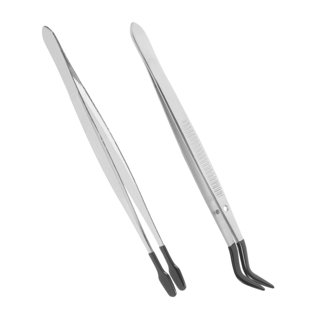 Uonlytech 8pezzi Pinzette Inossidabile Per Applicazione Di False Ciglia Da Design Multifunzionale e Ergonomico Per Collezionismo Francobolli e Hobby Creativi