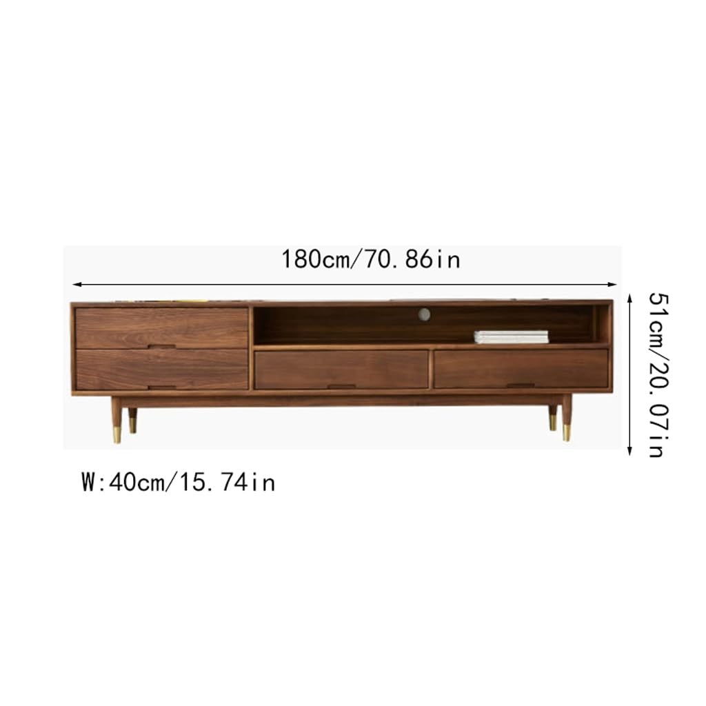 Amazon.com: LINKIO Entertainment Center TV Cabinet with 4 Storage