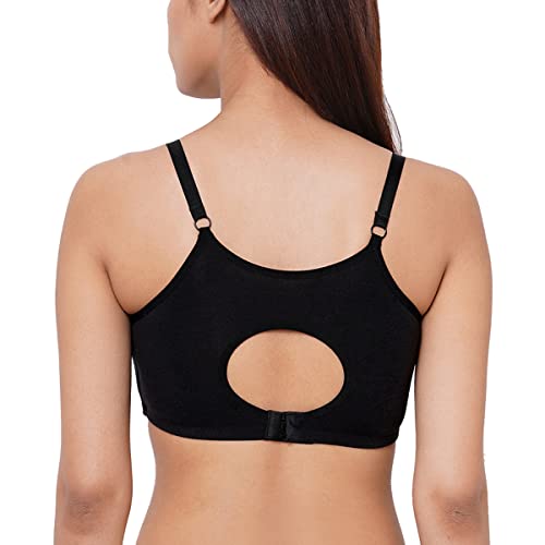 Image of Inner Sense Organic Cotton Bamboo Nursing Bra for Women I Non Padded Feeding Bra with Keyhole Back and Wire Free I Maternity Innerwear with Full Coverage (Combo Pack)