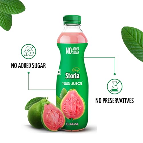 Image of Storia Fruit Juice- Guava- No Added Sugar & No Preservatives- 750 ml PET Bottle