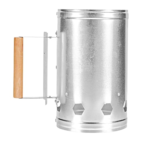 FytStycale Chimenea de Encendido para Barbacoa con Placa de para Barbacoas de Jardín, Interior Y Exterior