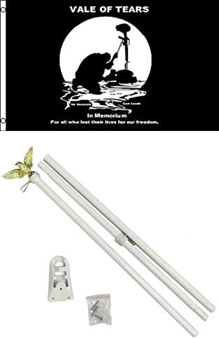 3'x5' POW MIA VALE OF TEARS Polyester Flag and 6' POLE KIT