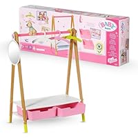 Zapf Creation 830000 BABY born Kleiderstange - Puppenkleider-Ständer mit Holz-Optik und Zubehör