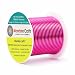 Mandala Crafts Anodized Aluminum Wire for Sculpting, Armature, Jewelry Making, Gem Metal Wrap, Garden, Colored and Soft, 1 Roll(14 Gauge, Hot Pink)