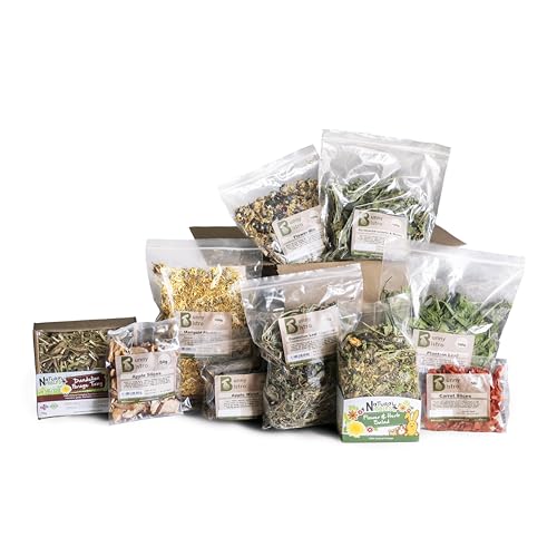 Bunny Bistro Deluxe Rabbit & Guinea Pig Treat Bundle | 100% Natural Forage Treats for Rabbits, Guinea Pigs & Small Animals, Boredom Busting Enrichment for Bunnies