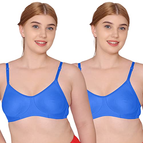 Image of Tweens - Non Padded Cotton Rich Bra - Concealer Side Shaper - Cotton Rich Fabric - Full Coverage, Multiway Straps, Wirefree, Seamless T-Shirt Bra