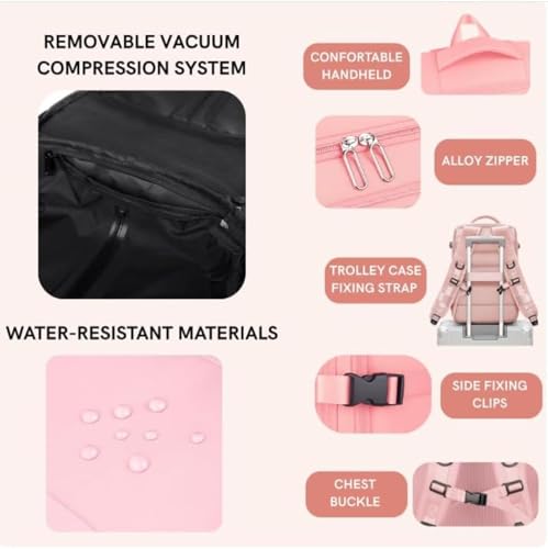 Lunapack Backpack, Lunapack Travel Backpack,Vacuum Back Pack Travel, Expandable Bacpacks (Green)3