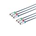 Produktbild Home Cinema RGB Kabel (3 Cinchstecker - 3 Cinchstecker, 3X Video, rot, grün, blau) 5 m