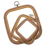 Utilisation polyvalente : ce tambour à broder est idéal pour le point de croix, le punch needle et d’autres techniques de broderie. c’est un outil polyvalent pour vos projets créatifs de loisirs créatifs