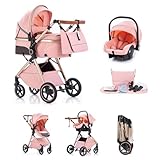 poussette maclaren quest rose et gris 【Tout-Terrain avec Suspension 4 Roues】Profitez d'une conduite douce sur toute surface. Les 4 roues PU comportent des systèmes de suspension indépendants pour absorber les chocs et les bosses. Le matériau PU durable est plus résistant à l'usure que les roues EVA standard. Les roues avant peuvent être verrouillées pour la stabilité ou laissées pivotantes à 360° pour une maniabilité effortless
