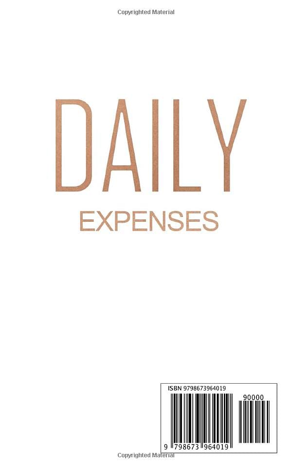 Daily Expenses: A Simple Tracker Book (small compact size) for Expense Journaling : Daily Tracker / Expense logbook / Spending Log / Budget Plan : flower cover (Daily Expenses Tracker) image 2