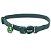 Coastal Pet Safe Cat Adjustable Snag-Proof Nylon Breakaway Collar, Adjust 8" to 12", Color Hunter