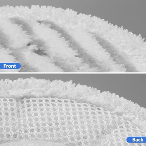 Image of 12 Pack Steam Mop Replacement Pads for Shark Steam & Scrub Steam Mop S8001 S8201 S7001 S7201 S7000AMZ Steam and Scrub Mop Pads Repeatedly Washed for All Floors Cleaning