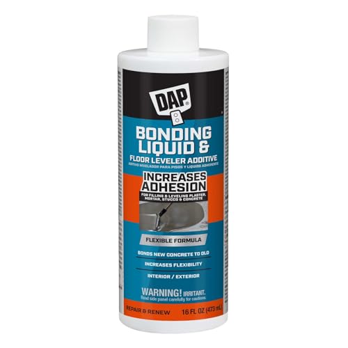 DAP Bonding Liquid & Floor Leveler Additive, White, 16 Oz