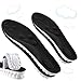 Price comparison product image 2 Pair Memory Foam Insoles with Arch Support for Women Men Comfort Massage Insoles Replacement Shoe Inserts Trainers Sneakers Sports Shoes Work Boots Breathable Shock Absorption Black 28.5CM