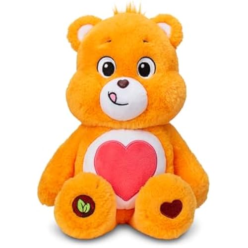 Care Bears 14' Tenderheart Bear Plushie - Medium Size - Orange Plush for Ages 4+ – Perfect Stuffed Animal Holiday, Birthday Gift, Super Soft and Cuddly – For Girls and Boys, Collectors