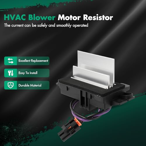 Image of SCITOO HVAC Blower Motor Resistor Fits for Buick for Rainier 2004-2007,for Cadillac for Escalade 2003-2006,for Chevy for Avalanche 1500 for Avalanche 2500 2003-2006 RU-631,89018778,973-508,JA1639