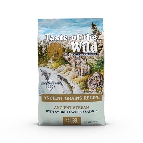 Taste Of The Wild Ancient Stream Canine Recipe With Smoke-Flavored Salmon And Ancient Grains 14lb
