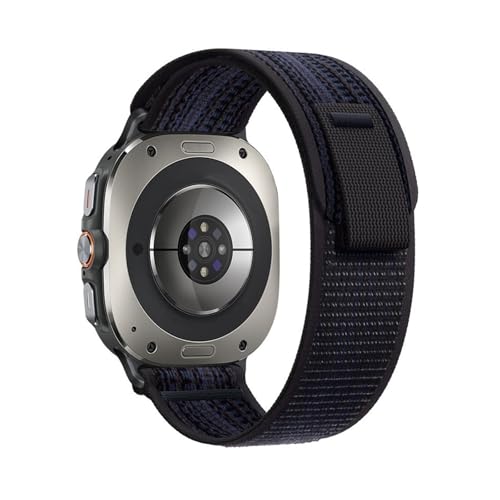 [PLYYQZM] �ɍ��� Sam su ng Galaxy Watch 7 Ultra 47MM�p���[�v�i�C�����o���h�A�ɍ��� GALAXY ULTRA2(2025�j47MM�p�E�H�b�`�o���h�A���ԂȂ��J�[�u�G���h�u���X���b�g�ɓK��(Black with 