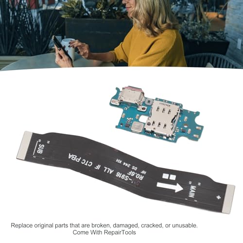 Puerto de carga para Samsung Galaxy S23 Plus S916U cable flex conector dock de repuesto 5