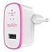 Produktbild Belkin USB-Ladegerät Netzladegerät (2.1A, 10 Watt, geeignet für iPhone 7/7 Plus, iPhone 6/6s/6 Plus/6s Plus, iPhone SE, iPad Air 2, iPad Pro, Smartphones und Tablets) pink