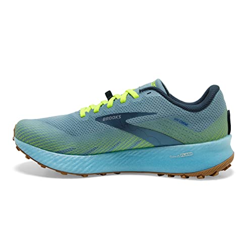 Brooks Catamount Women's Trail Running Shoe - Blue/Nightlife/Biscuit - 9