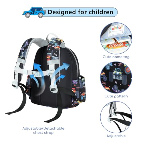 CAMTOP Toddler Backpack Black
