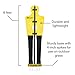 SKLZ Pro Training Soccer Defender Mannequin, Yellow