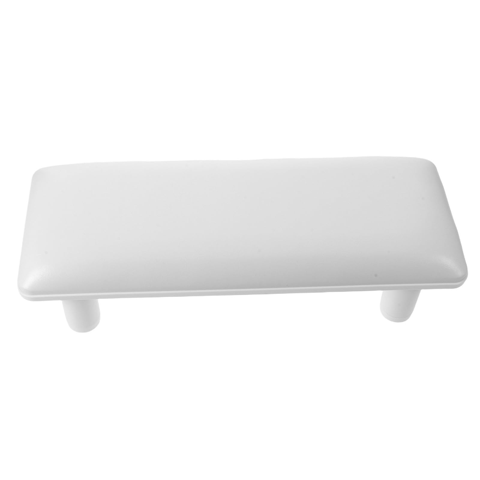 Verstellbare Nagel Handauflage aus PU mit Schaumstoff, Weiß
