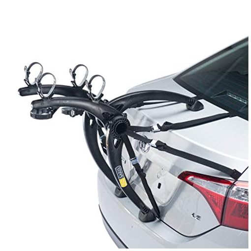 Saris Bones Car Trunk Bicycle Rack Carrier, Mounts 2 Bikes, Black - Durable, Rust-Free, Anti-Sway Straps, Fits Most Vehicles, Made in USA, Arc-Based Design, 100% Recyclable Materials - Image 3