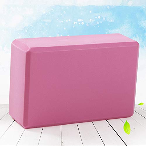 Poitwo Yoga Brick, 1 Pair Yoga Blocks EVA Foam Brick 3x6x9 Inch Comfy Soft Non-Slip for Exercise Pilates Fitness