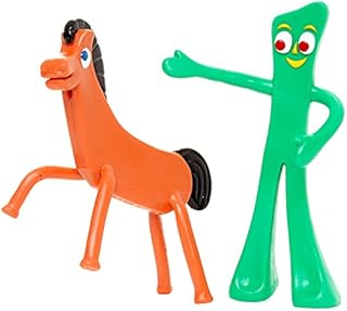 NJ Croce Gumby & Pokey Bendable Figure Pair