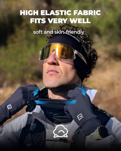 ROCKBROS Braga Cuello Moto Calentador de Cuello Térmica Pasamontañas de Invierno para Hombres Mujeres Bufanda de Ciclismo Esquí Senderismo Correr Deportes al Aire Libre - imagen 3