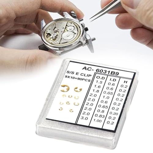 CALANDIS™ 90x Watch Washer Clip Tool Accessories for Wristwatch Chronograph Correctors | Other Watch Parts | Parts | Parts, Tools & Guides | Watches, Parts & Accessories 6 41uTgytAB3L