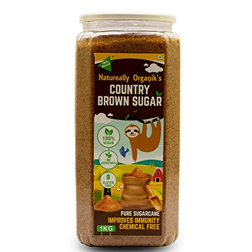 NATUREALLY ORGANIK PREMIUM JAGGERY POWDER 1 KG JAR | HAND SIEVED JUNK FREE | RAW AND 100% NATURAL | CHEMICAL FREE BROWN SUGAR WITH FRESHNESS LOCK (B09Q24JCL4) Amazon Price History, Amazon Price Tracker