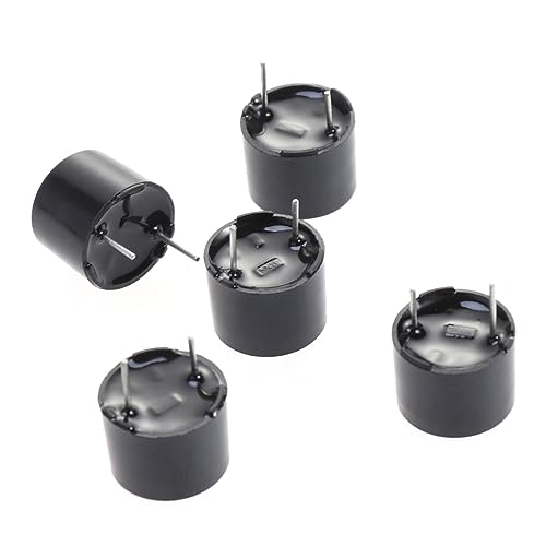 PRETYZOOM 5 Pack 12mm 3-7v 85db Sound Alarms Industrial Use Low Power Consumption