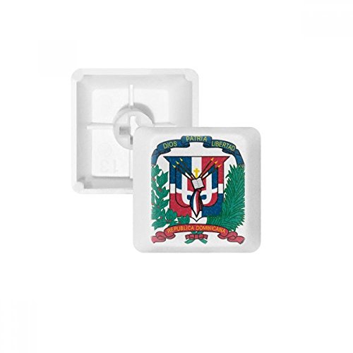 Keycap PBT République Dominicaine blason national pour clavier R4 OEM