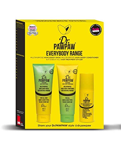 Dr. PAWPAW Haircare Bundle Christmas Gift Set | Including It Does It All 7-in-1 behandeling Styler, Hair & Body Wash & Hair & Body Wash Conditioner