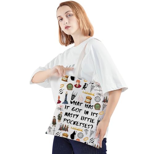 Bolso tipo tote de película Fantasy: ¿Qué tiene en sus horribles bolsillos pequeños? miniatura 2