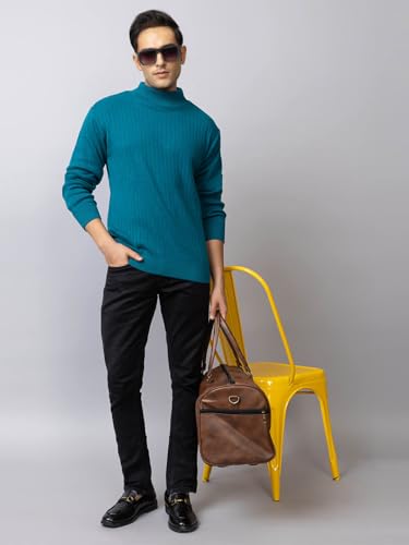 Image of TYSORT Men's Knitted Full Sleeve Zipper Cardigan Sweater for Winter