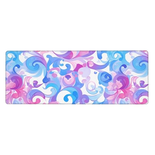 Tapis de souris de jeu surdimensionné 80x30cm en caoutchouc pour éliminer les douleurs du poignet