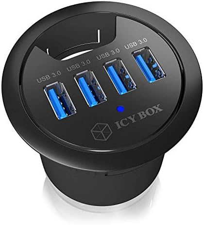 ICY BOX black Black Ohne Audio Ein-/Ausgang