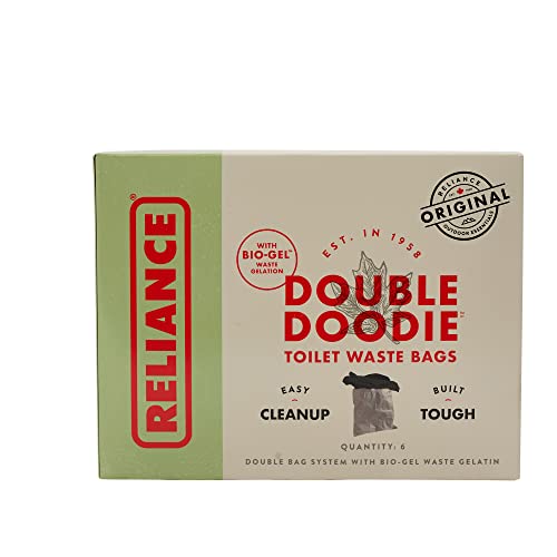 Reliance Products 2683-03 Double Doodie Toilet Waste Bags (6-Pack), Black - Thumbnail 2