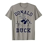 19DNMC00078A Disney Donald Duck Blue and White Angry Pose Portrait T-Shirt