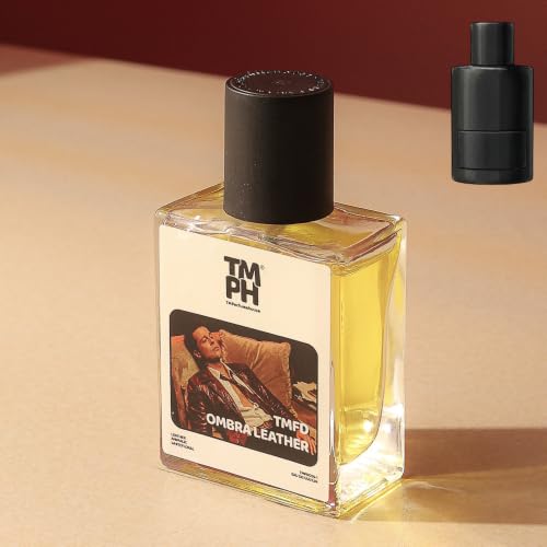 Image of TMPerfumehouse Tmfd Ombra Leather EDP for Men | Leathery, Floral & Long Lasting Perfume Spray | Leather, Whitefloral & Warmspicy Fragrance | Luxury Gift for Him | TMPH | 50ml