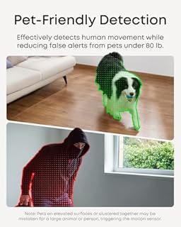 eufy Motion Sensor E20, Pet-Friendly Detection to Reduce False Alarms, Extended 5-Year Battery Life, Easy and Versatile Installation, Requires HomeBase 2, 3, Mini, or Pro