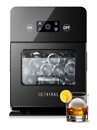 Image of 2-Inch Clear Ice Ball Maker | Sphere Ice Maker, 150 /Day, 38 Min