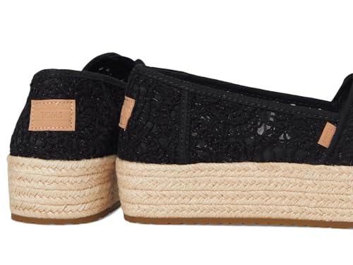 Image of TOMS Women's Valencia Platform Espadrille, Textile Upper, OrthoLite Insole
